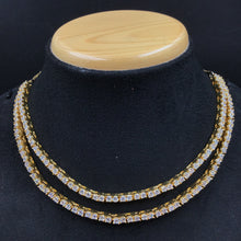 Round Neck Zircon/AD Necklace Set 8274-100 - Dazzles Jewellery