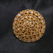 Polki Adjustable Ring 5852-28 - Dazzles Jewellery