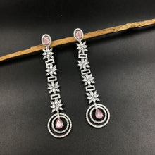 Danglers Zircon/AD Earring 7387-34 - Dazzles Jewellery