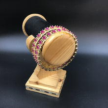 Pack of 2 Zircon/AD Bangles 3404-08 - Dazzles Jewellery