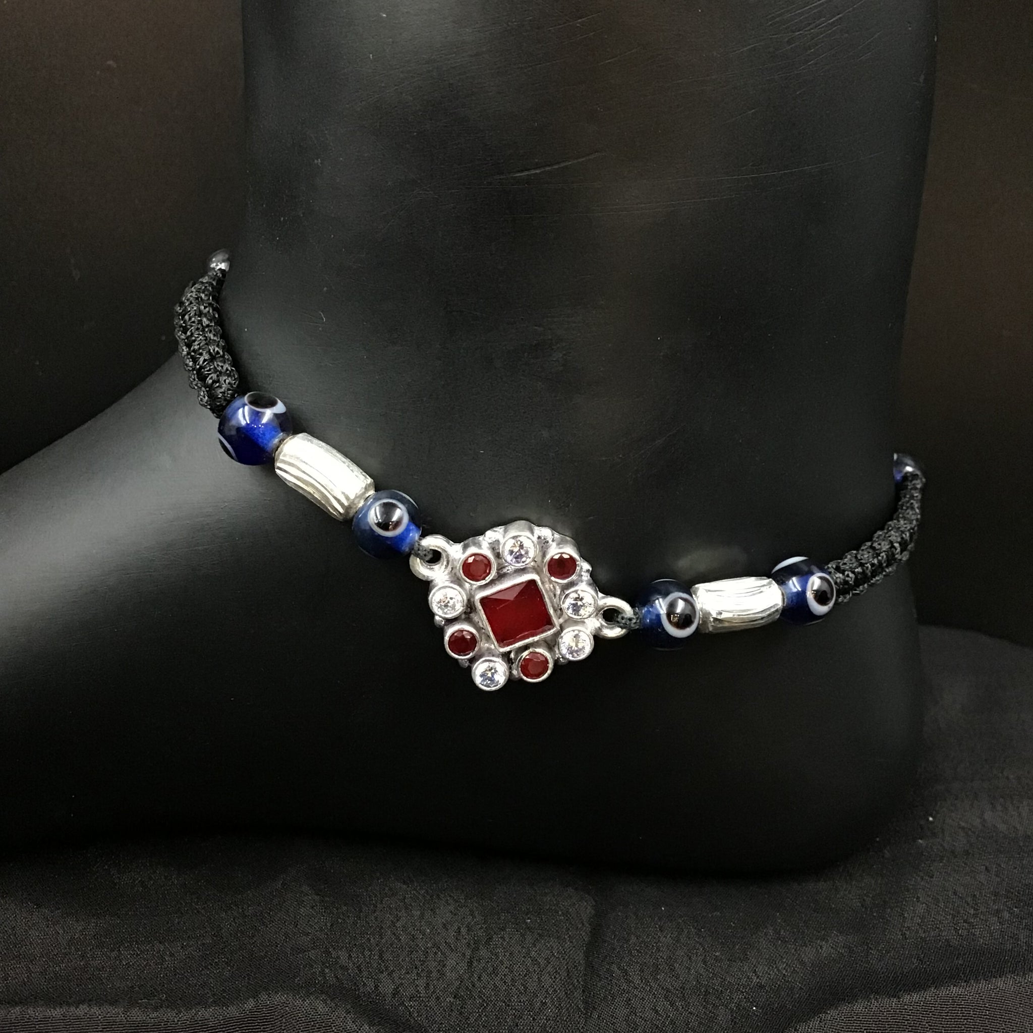 Pure Silver 925 Thread Payal 2864-75 - Dazzles Jewellery