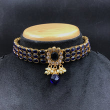 Choker Polki Necklace Set 8268-100 - Dazzles Jewellery