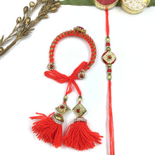 Rakhi Lumba Set D167 2200-76 - Dazzles Jewellery