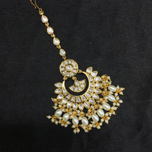 Kundan Maang Tikka 5899-28 - Dazzles Jewellery