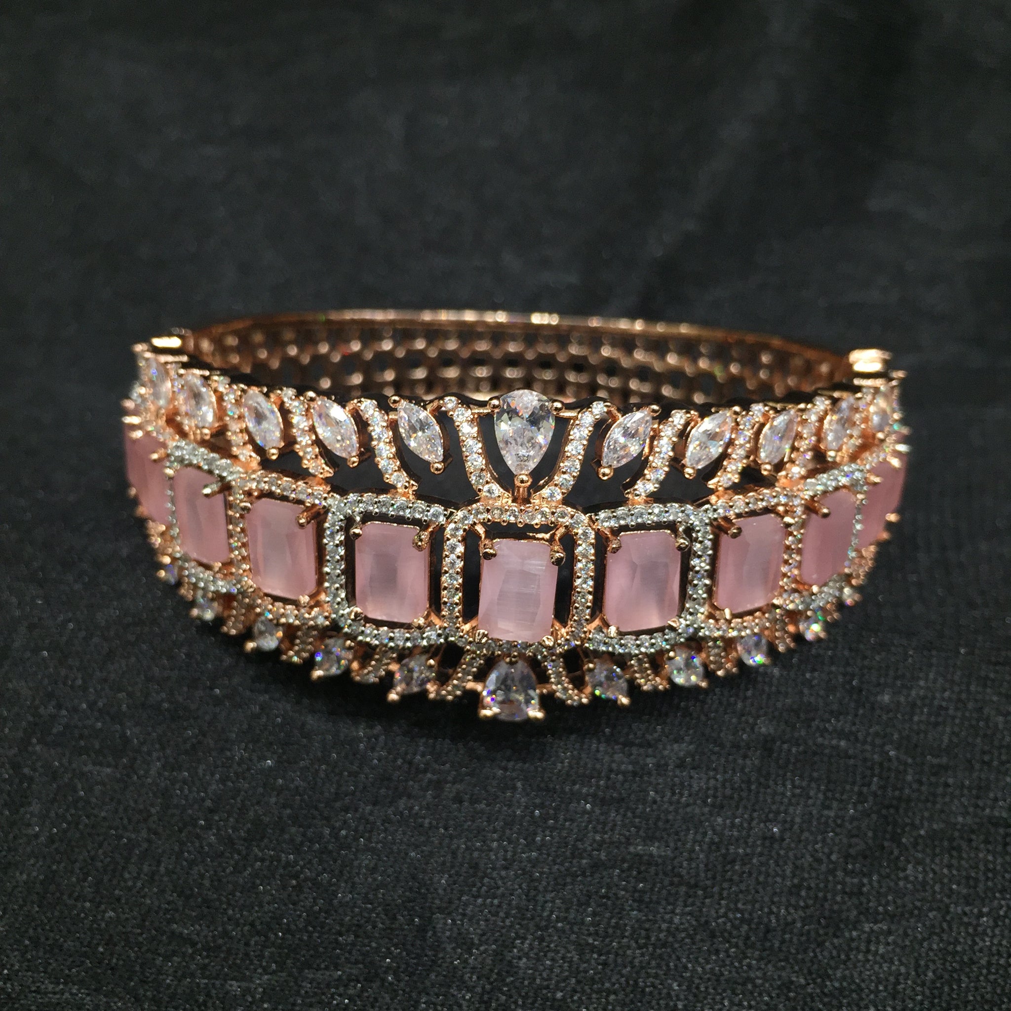 Zircon/AD Bracelet 4087-69 - Dazzles Jewellery