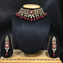 Polki Choker Set 1507-21 - Dazzles Jewellery