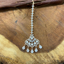 Zircon/AD Maang Tikka 1354-69 - Dazzles Jewellery