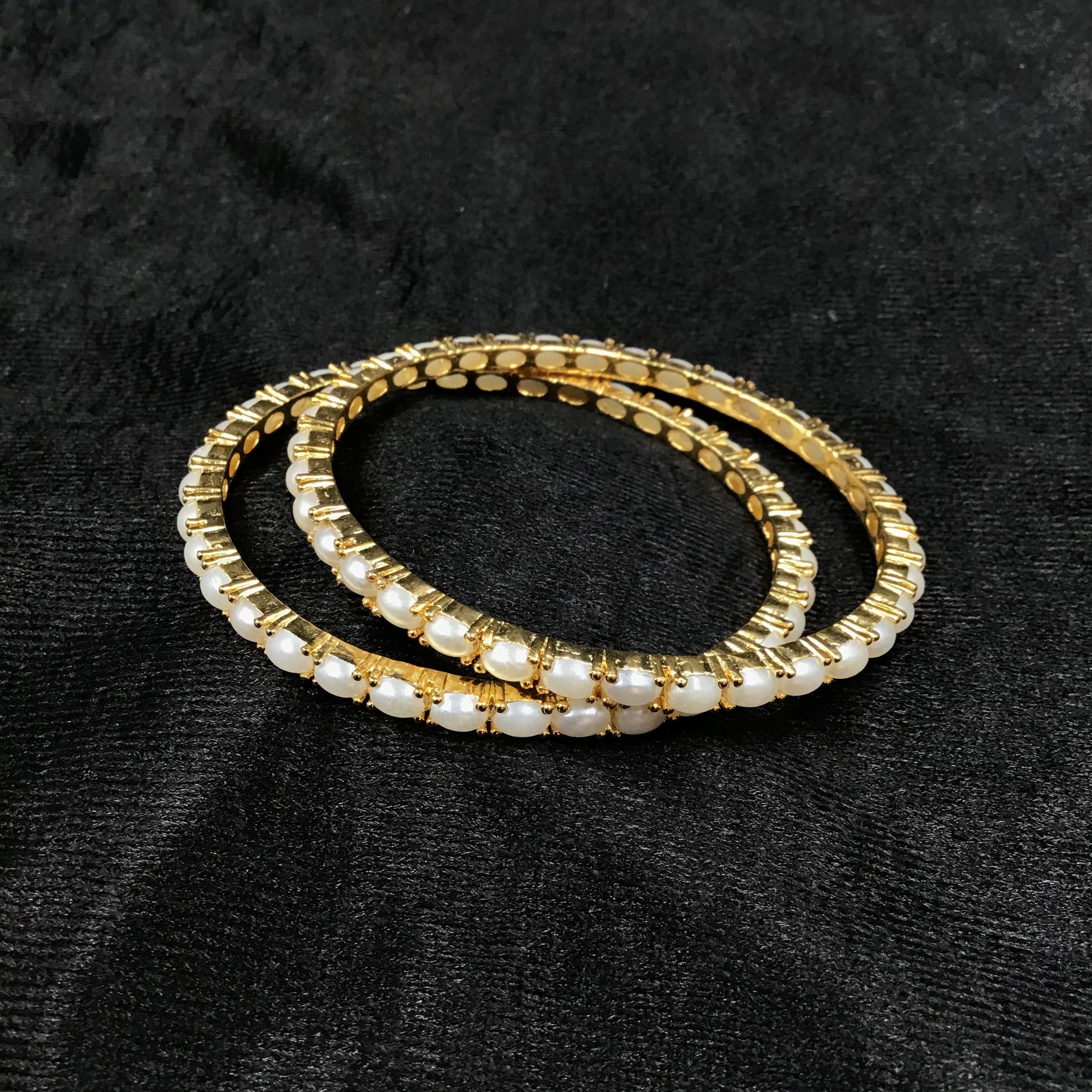Jadau Bangles 5607-65 - Dazzles Jewellery
