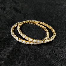 Jadau Bangles 5607-65 - Dazzles Jewellery