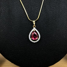 Light Zircon/AD Pendant Set 3446-68 - Dazzles Jewellery