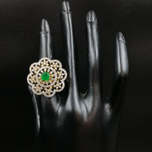 Adjustable Zircon/AD Ring 3183-11 - Dazzles Jewellery