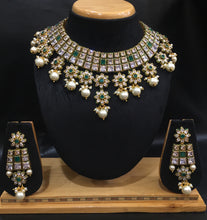 Polki Necklace Set 1013-21 - Dazzles Jewellery