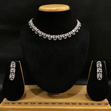 Zircon/AD Necklace Set 1180-69 - Dazzles Jewellery