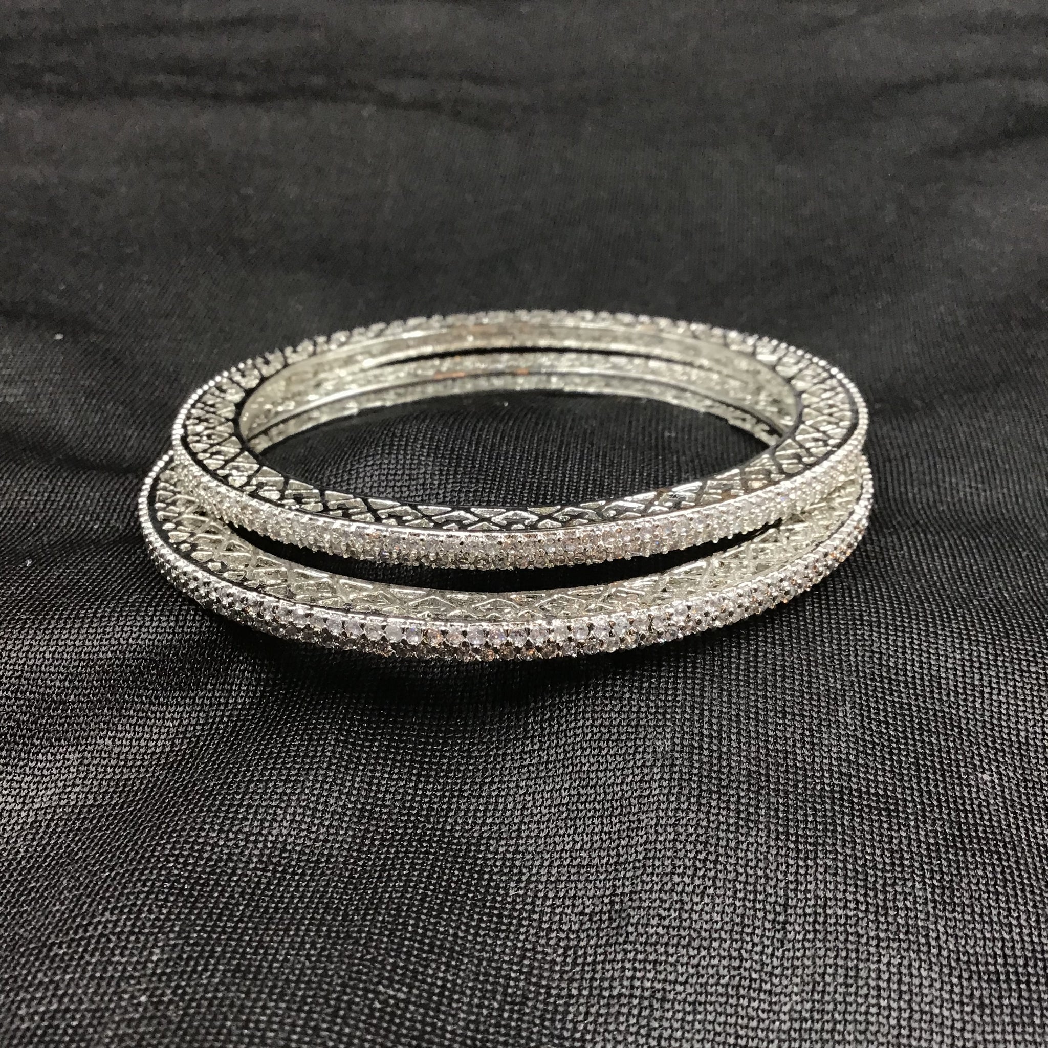 Zircon/AD Bangles/Kada 7482-34 - Dazzles Jewellery