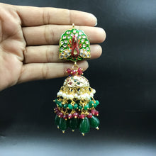 Jhumki Jadau Earring 4735-42 - Dazzles Jewellery