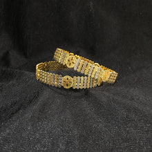 Gold Plated Bangles/Kada 17447-4620 - Dazzles Jewellery