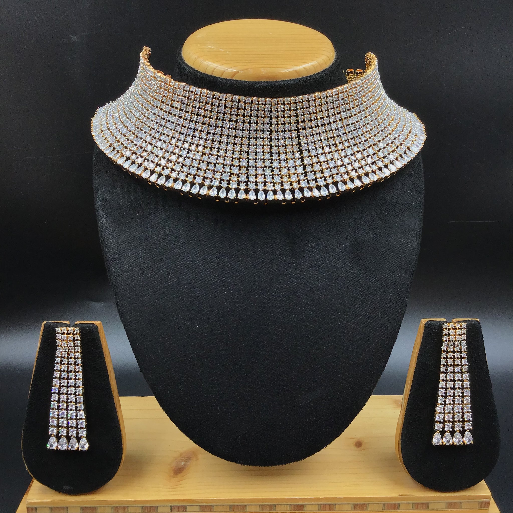 Gold choker set - Dazzles Jewellery