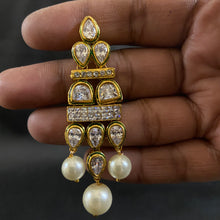 Polki Necklace Set 1007-21 - Dazzles Jewellery