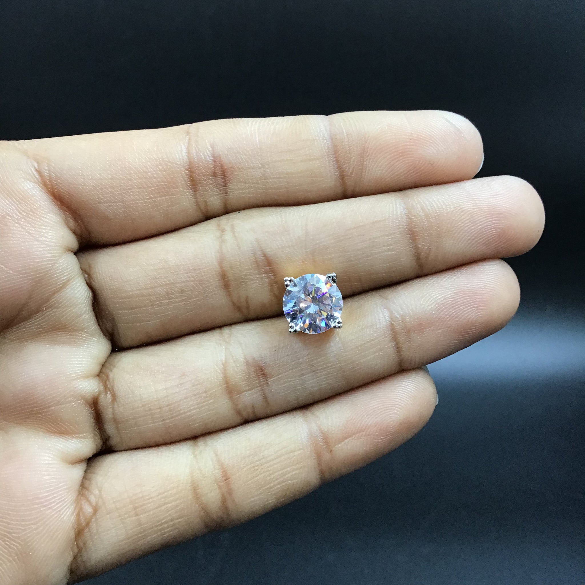 Light Zircon/AD Pendant Set 5593-69 - Dazzles Jewellery
