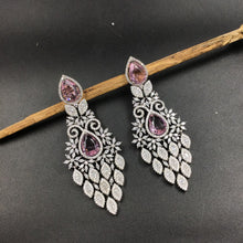 Danglers Zircon/AD Earring 7383-34 - Dazzles Jewellery