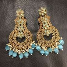Chandbali Antique Earring 3969-28 - Dazzles Jewellery