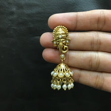 Medium Temple Pendant Set 3641-28 - Dazzles Jewellery