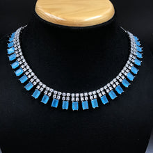 Round Neck Zircon/AD Necklace Set 3152-11 - Dazzles Jewellery