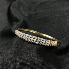 Openable Zircon/AD Bracelet 3219-11 - Dazzles Jewellery