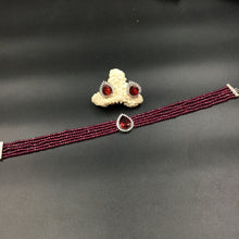 Zircon/AD Choker Set 7177-33 - Dazzles Jewellery