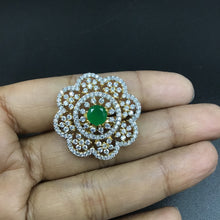 Adjustable Zircon/AD Ring 3183-11 - Dazzles Jewellery