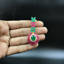 Round Neck Jadau Necklace Set 5993-65 - Dazzles Jewellery