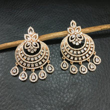 Chandbali Zircon/AD Earring 4187-69 - Dazzles Jewellery