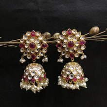 Kundan Earring 1370-69 - Dazzles Jewellery