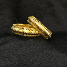 Gold Plated Kada 13385-0422 - Dazzles Jewellery