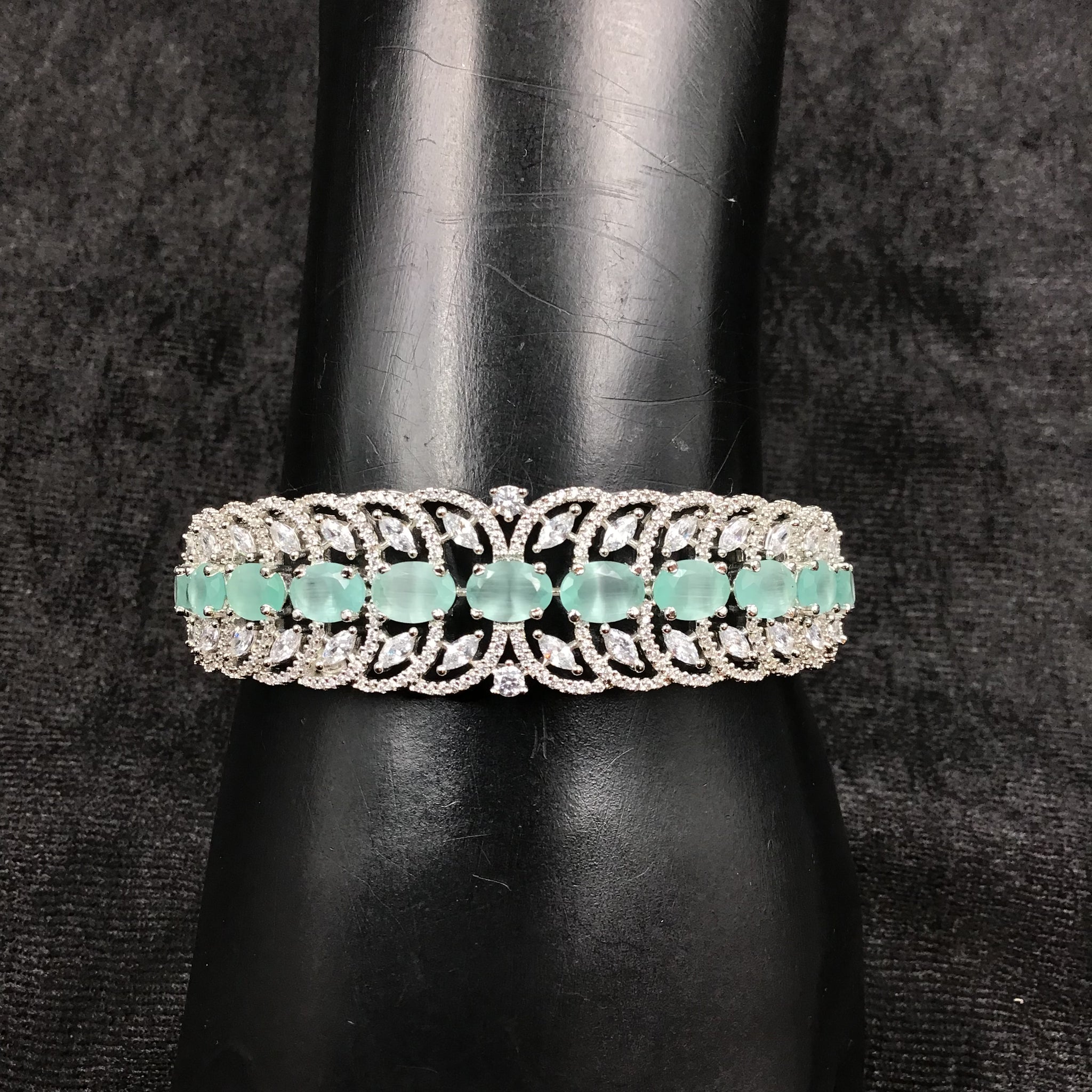 Zircon/AD Bracelet 4085-69 - Dazzles Jewellery