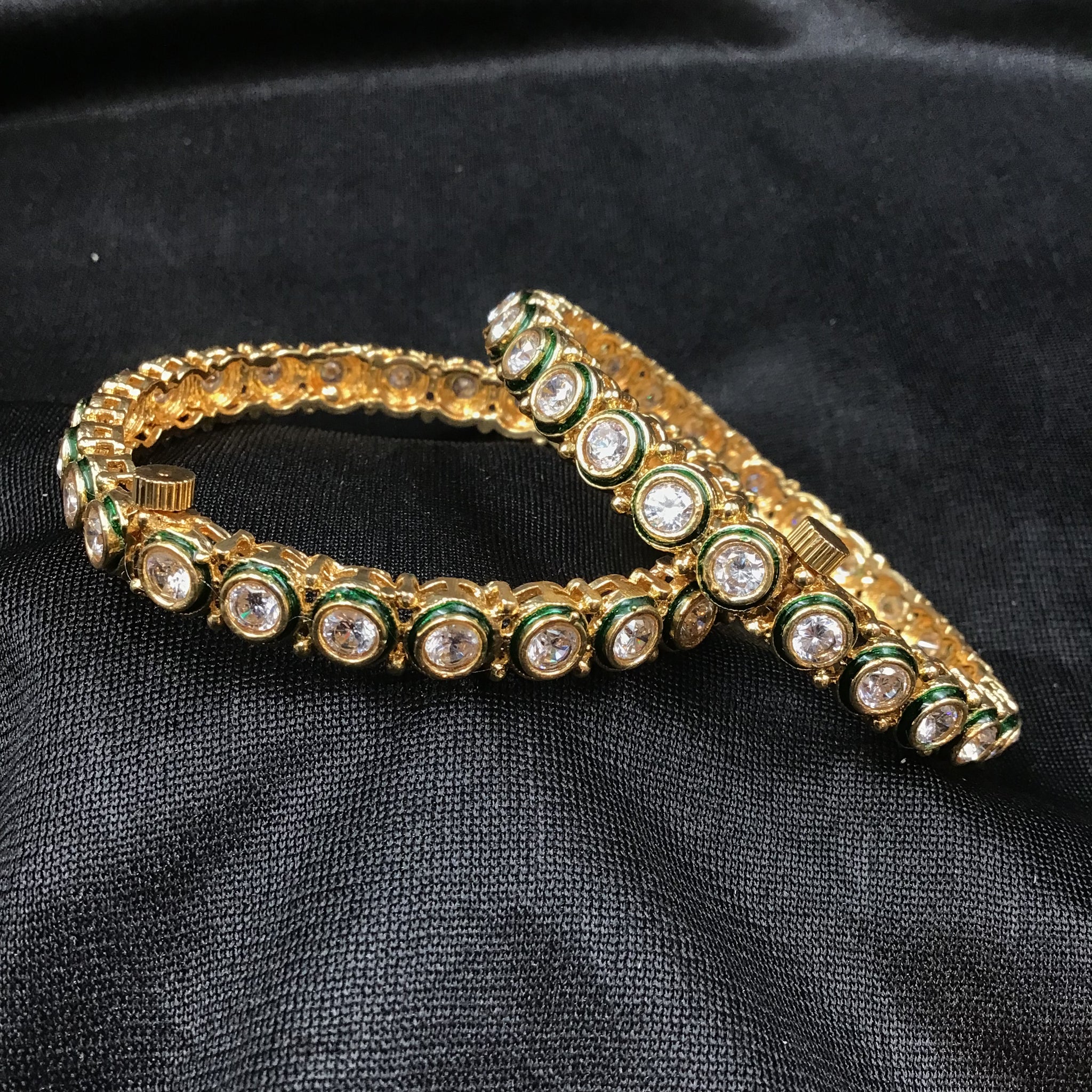 Pack of 2 Polki Kada 3509 - Dazzles Jewellery