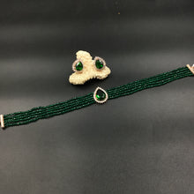 Zircon/AD Choker Set 7177-33 - Dazzles Jewellery