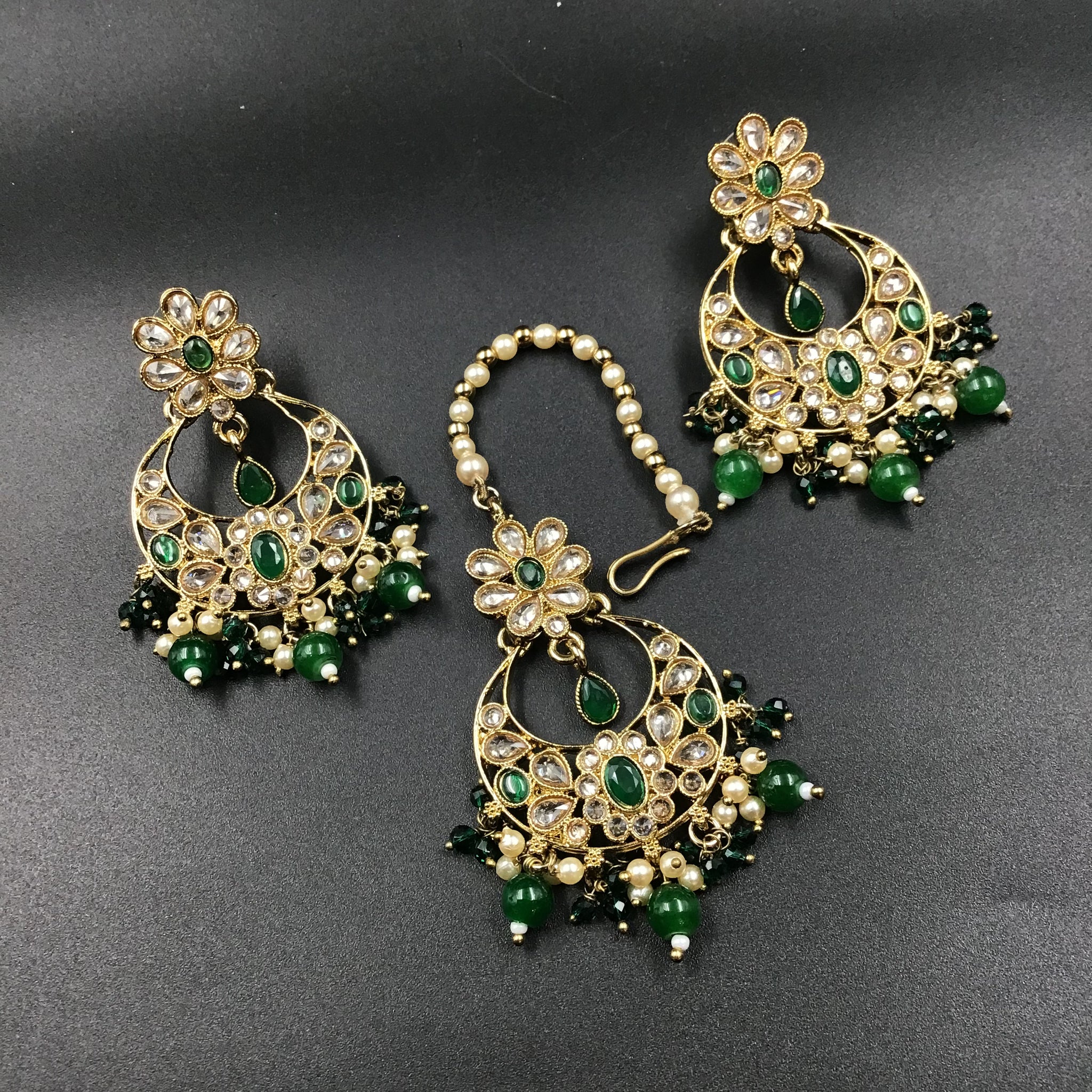 Chandbali Antique Earring 6916-28 - Dazzles Jewellery
