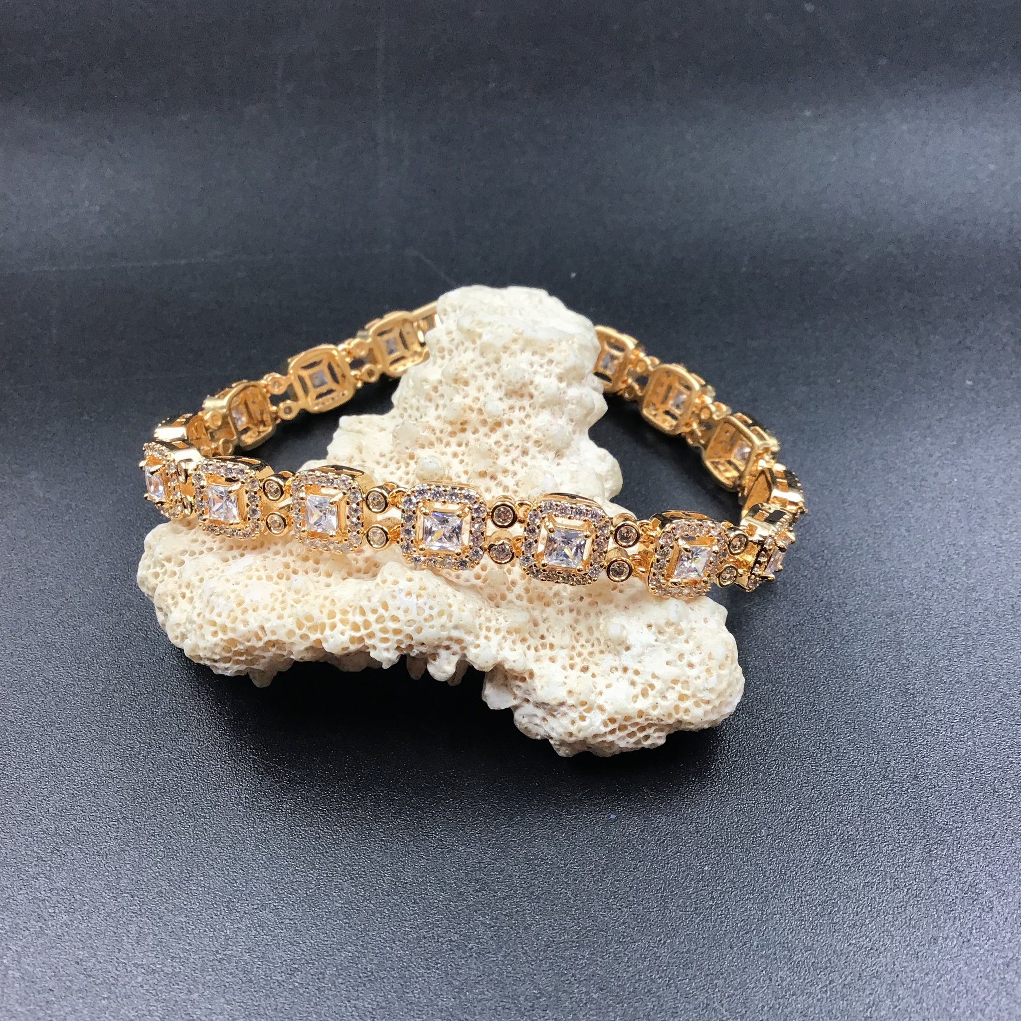 Zircon/AD Bracelet 5036-05 - Dazzles Jewellery