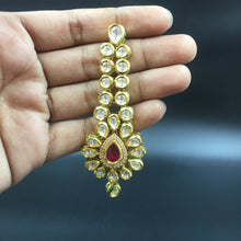 White Kundan Earring 6323 - Dazzles Jewellery