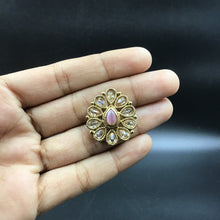 Pink Antique Necklace Set - Dazzles Jewellery