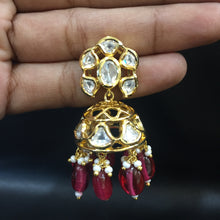 Ruby Kundan Necklace Set - Dazzles Jewellery
