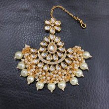 Gold Maang Tikka - Dazzles Jewellery