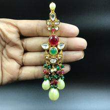 Multi Color Kundan Long Necklace Set 19314 - Dazzles Jewellery