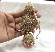 Antique Earring & Mangtikka set  6902-28 - Dazzles Jewellery