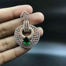Zircon/AD Chandbali 16460-3607 - Dazzles Jewellery
