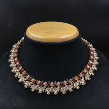 Round Neck Antique Necklace Set 7191-33 - Dazzles Jewellery