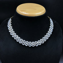 Round Neck Zircon/AD Necklace 3262-08 - Dazzles Jewellery