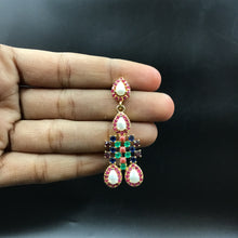 Multi Jadau Necklace Set - Dazzles Jewellery