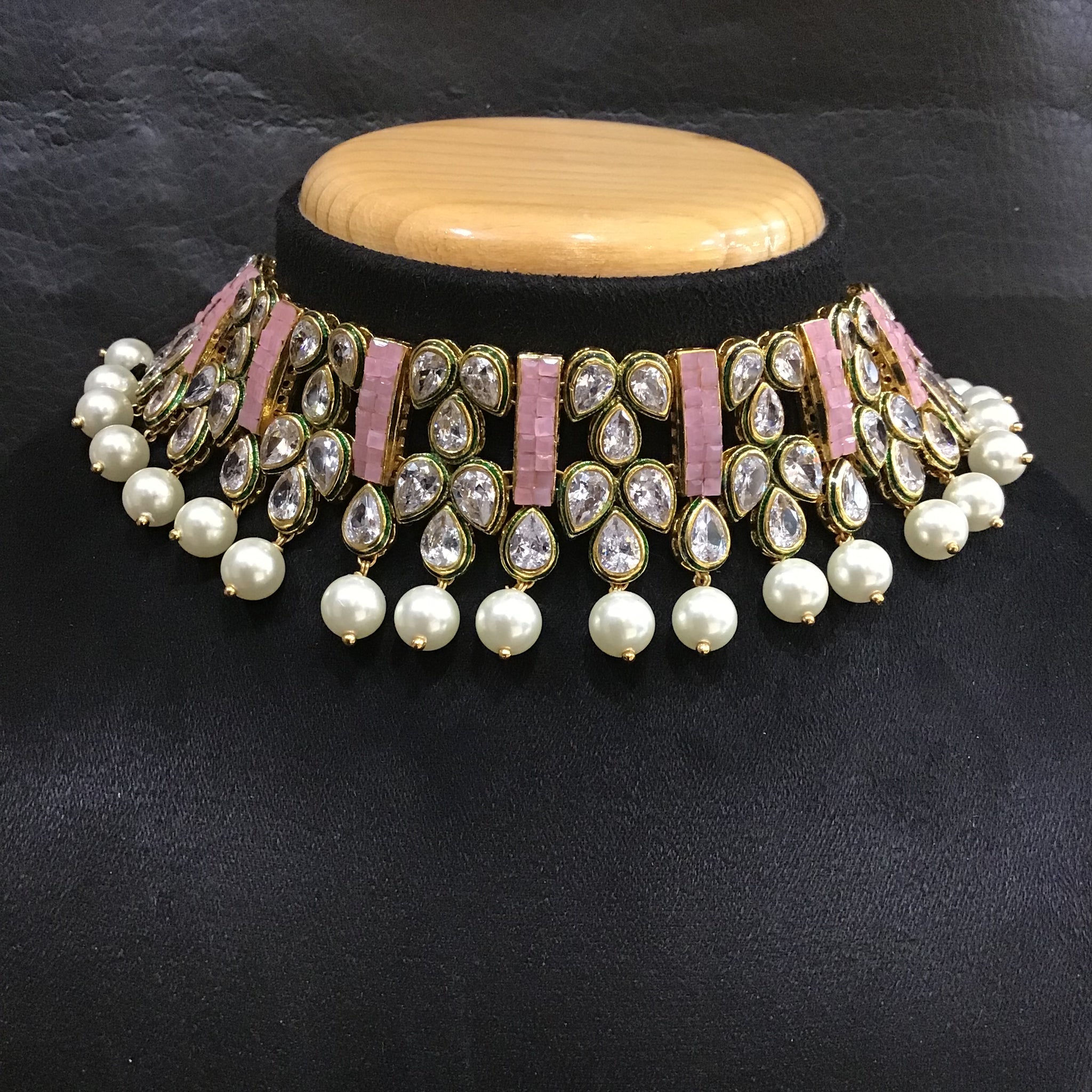 Polki Choker Set 1511-21 - Dazzles Jewellery